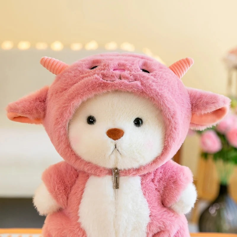 Bear Plush Toy in Suit – Soft Teddy Gift