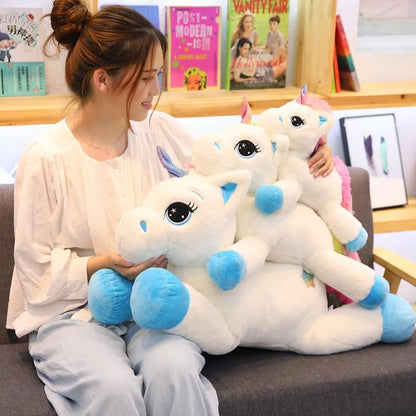 Rainbow Unicorn Plush Toy – Soft Stuffed Animal (40/60/80cm)