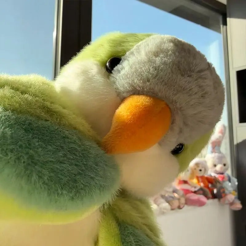 Parrot Hand Puppet Plush Toy – Soft & Funny Educational Doll