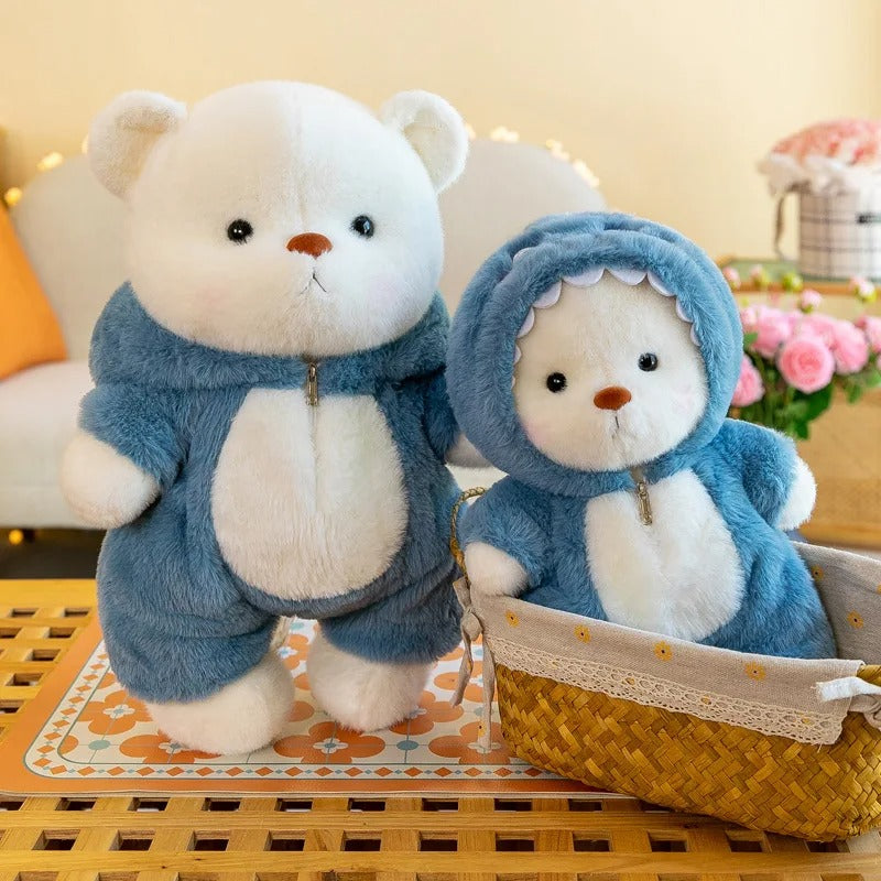 Bear Plush Toy in Suit – Soft Teddy Gift