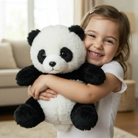 Panda Plush Comfort Soft Animal Plush Raccoon Fox Bear Floor Cushion Birthday Gifts Soft Pillow Toys for Girls Gift Room Decor