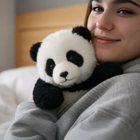 Panda Plush Comfort Soft Animal Plush Raccoon Fox Bear Floor Cushion Birthday Gifts Soft Pillow Toys for Girls Gift Room Decor