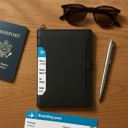 Travel Wallet -  Passport Holder & Travel Organizer